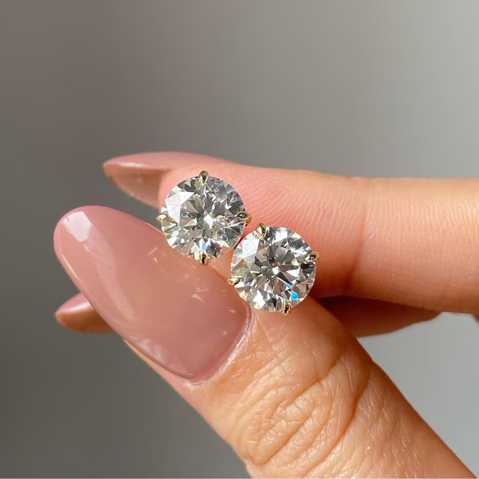 Classic Four-Prong Stud Earrings