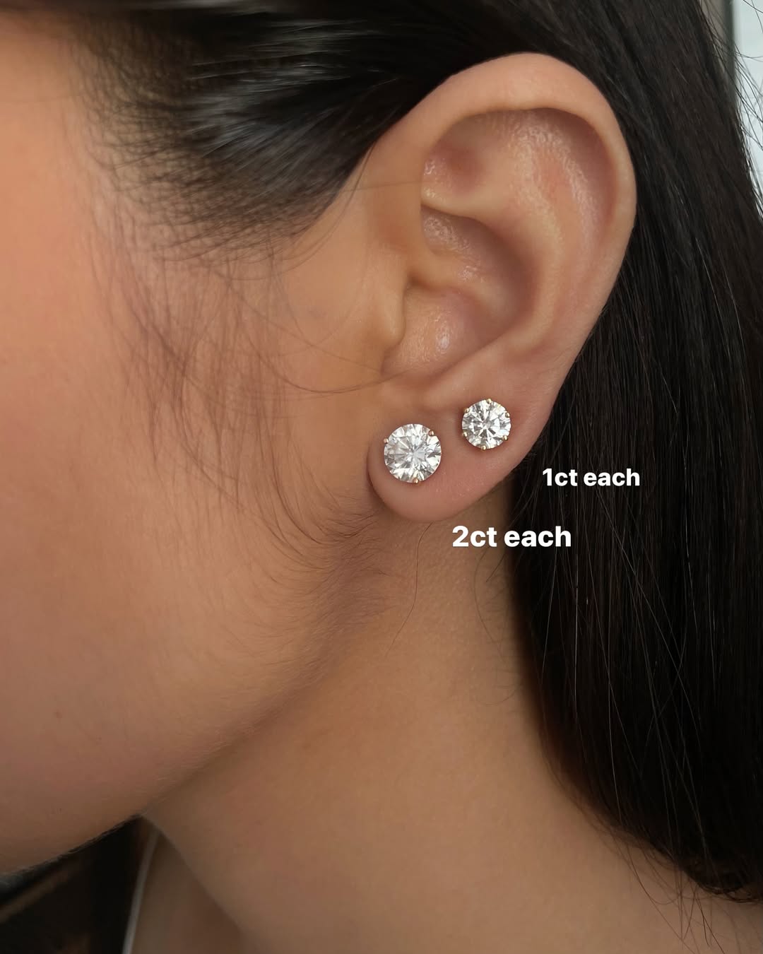 Classic Four-Prong Stud Earrings