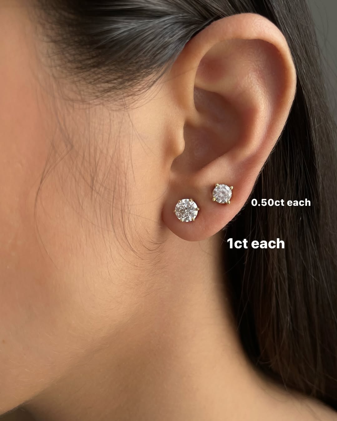Classic Four-Prong Stud Earrings
