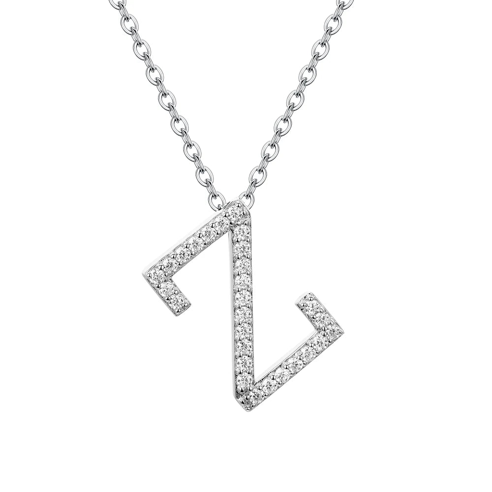 Elegant Initial Pendant Necklace