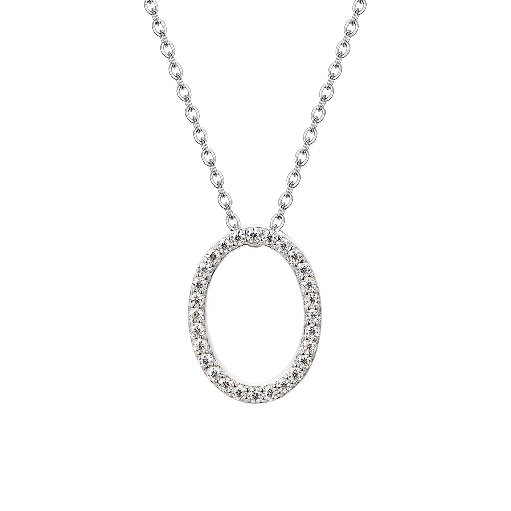 Elegant Initial Pendant Necklace