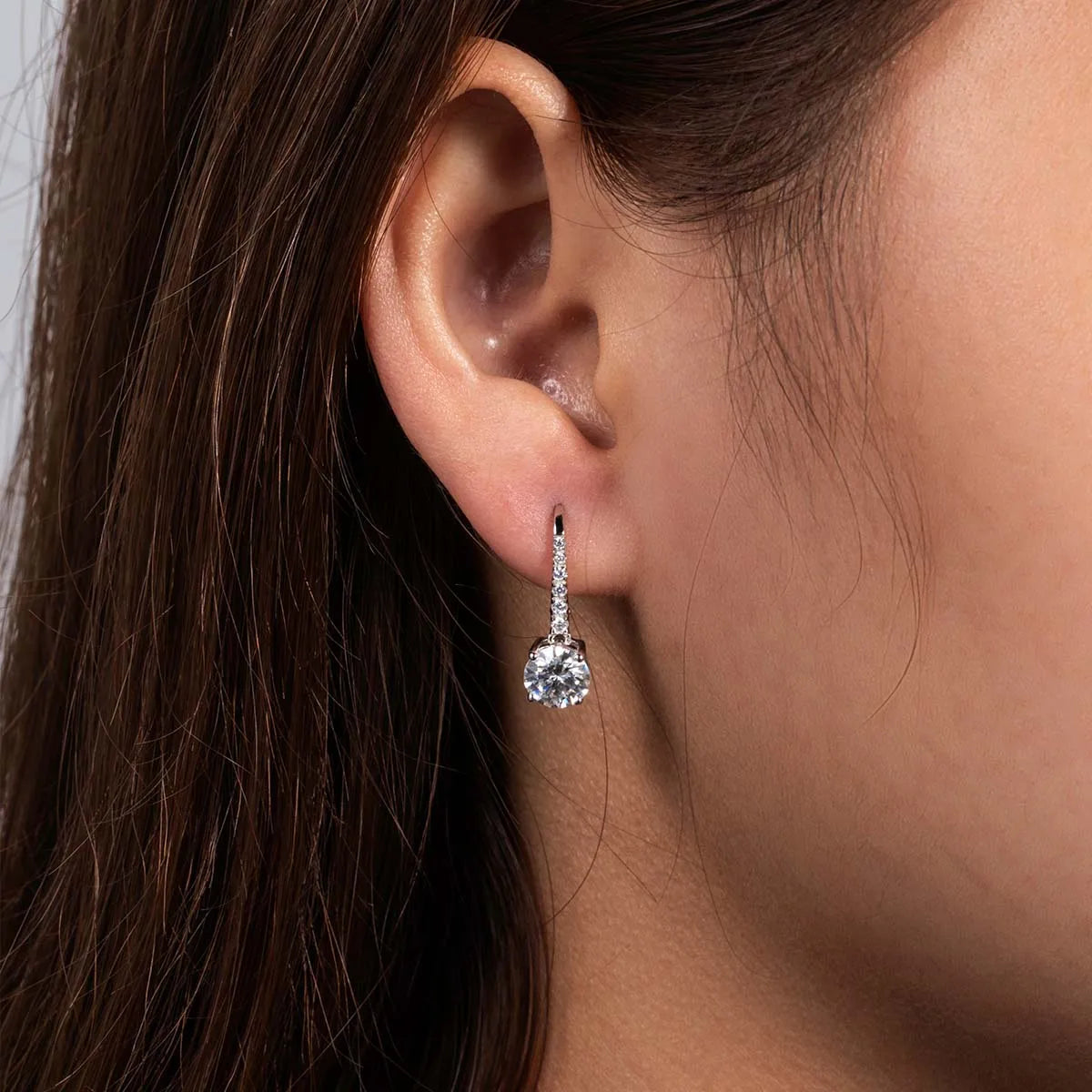 Nesiya Earrings - 1 ct Per Stone (2 ct Total)