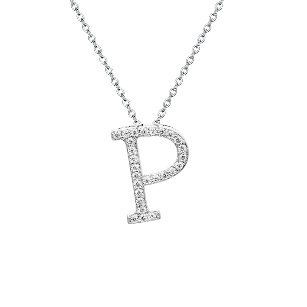 Elegant Initial Pendant Necklace