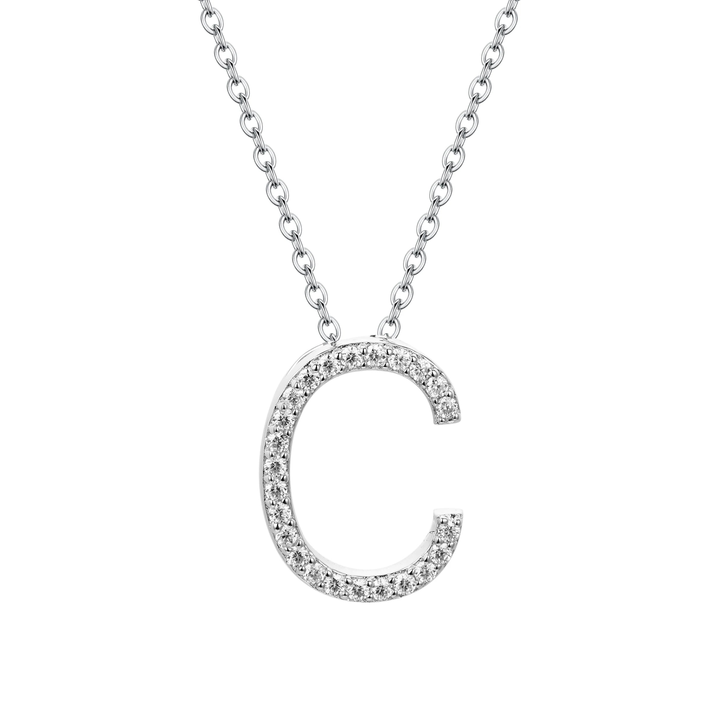 Elegant Initial Pendant Necklace