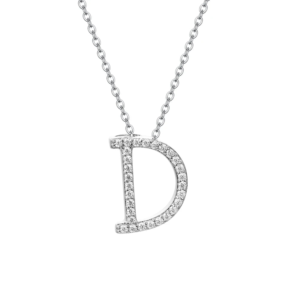 Elegant Initial Pendant Necklace