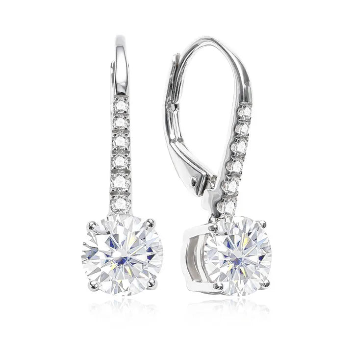Nesiya Earrings - 1 ct Per Stone (2 ct Total)