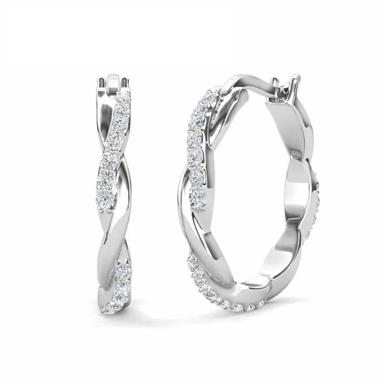 Faith Earrings - 1.3 mm Per stone