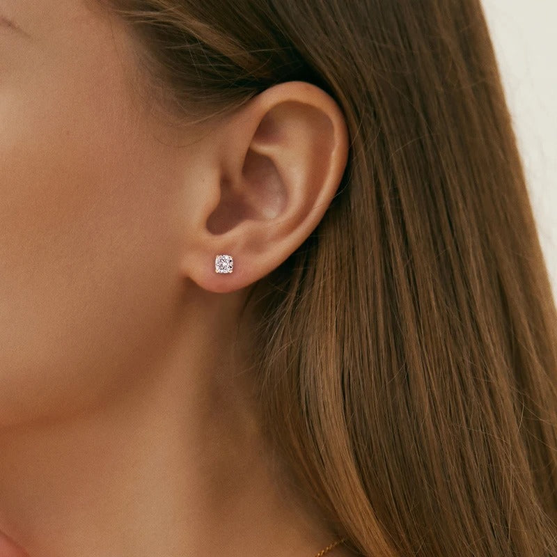 Classic Four-Prong Stud Earrings