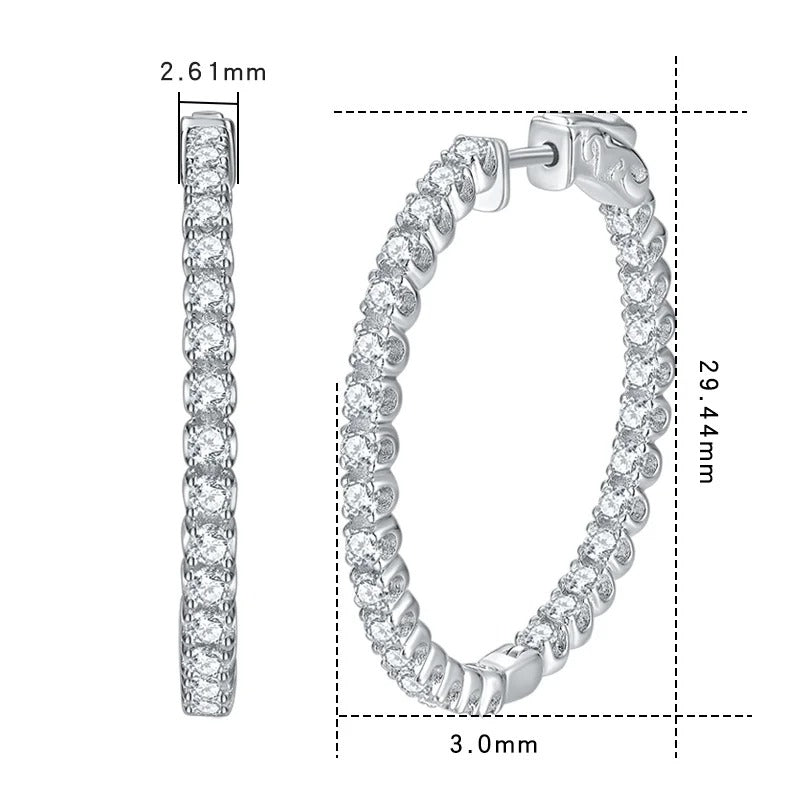 Castra Earrings - 1.56 ct Each (3.12 ct Total)