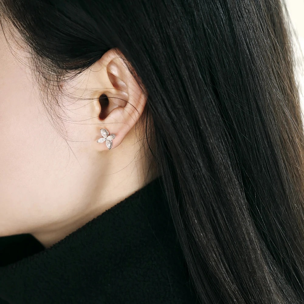 Susan Earrings - 1.2 ct Each (2.4 ct Total)