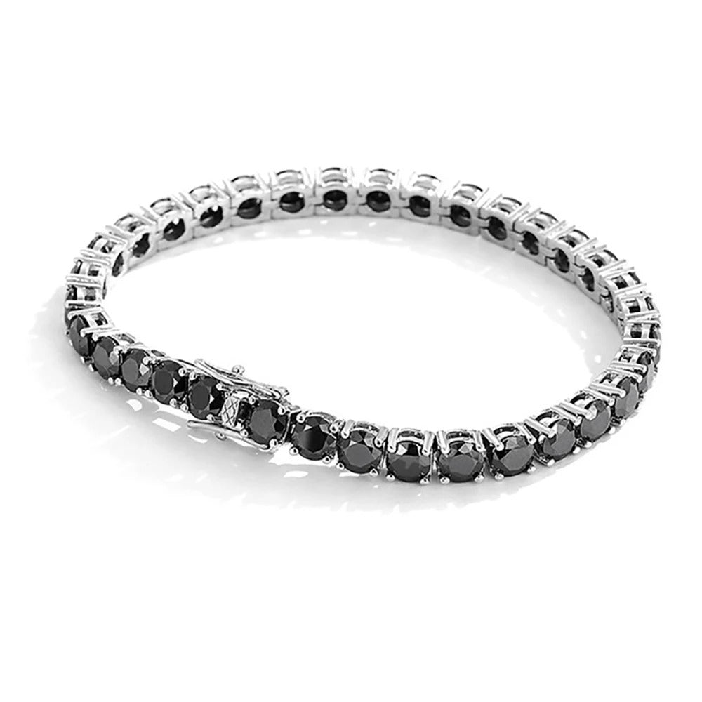 Naya - Black Tennis Bracelet - 3mm