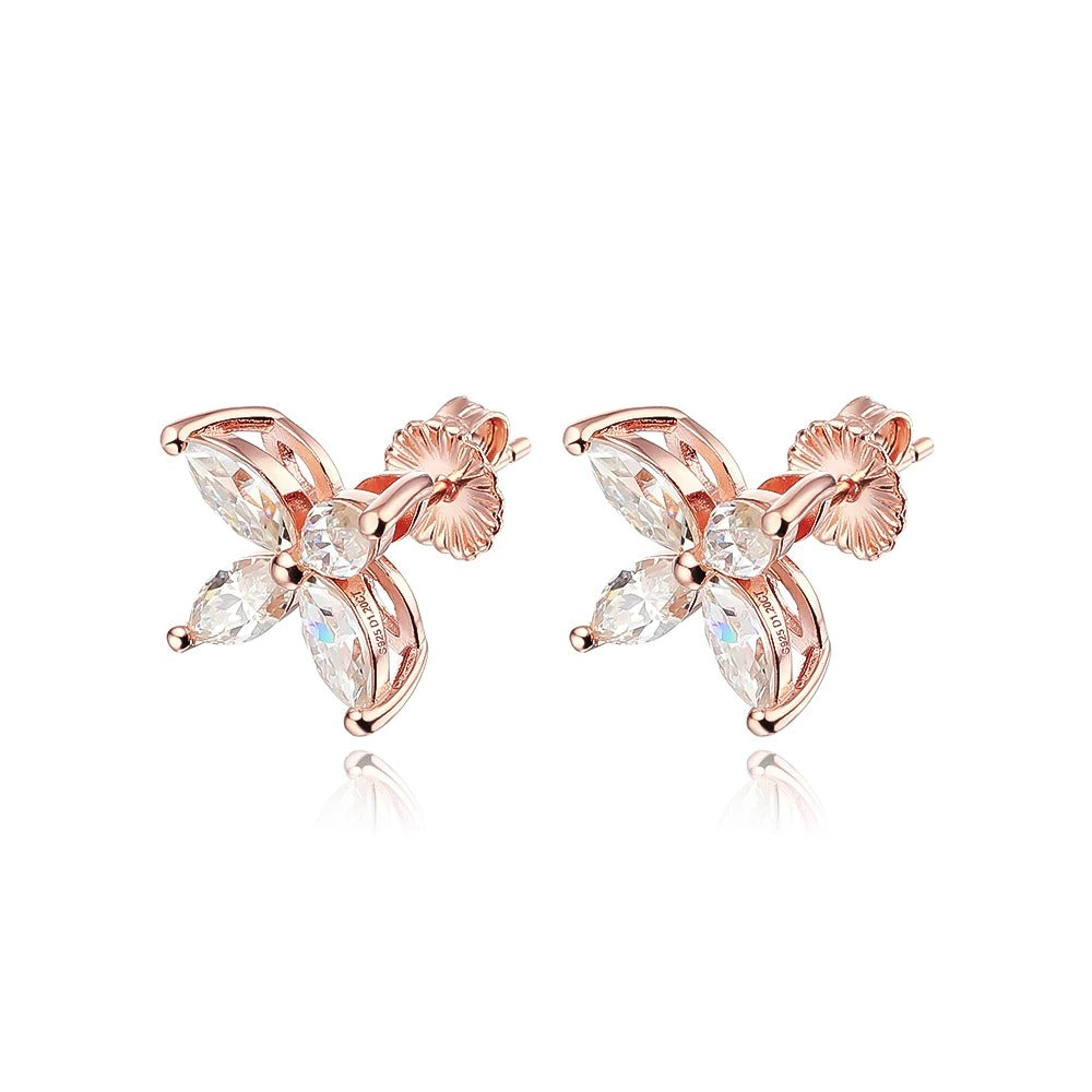 Susan Earrings - 1.2 ct Each (2.4 ct Total)