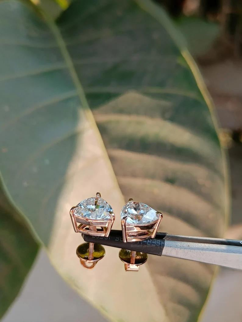 Miley Earrings - 0.5 ct Per Stone (1 ct Total)