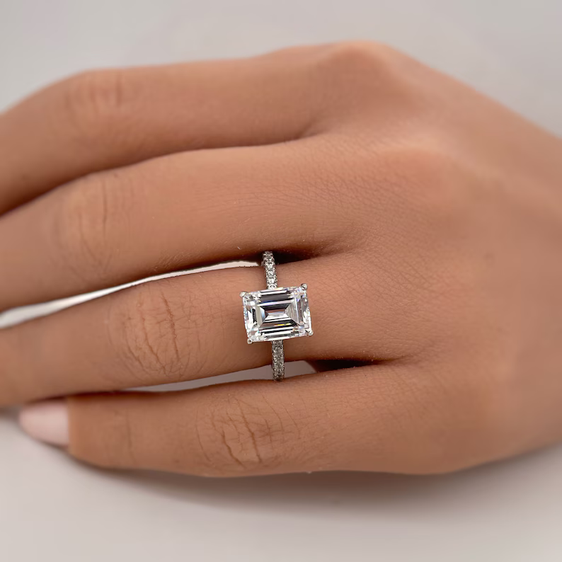 Emerald Cut Engagement Ring