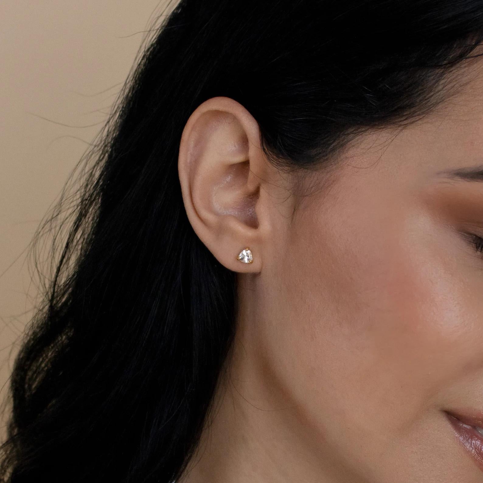 Miley Earrings - 0.5 ct Per Stone (1 ct Total)