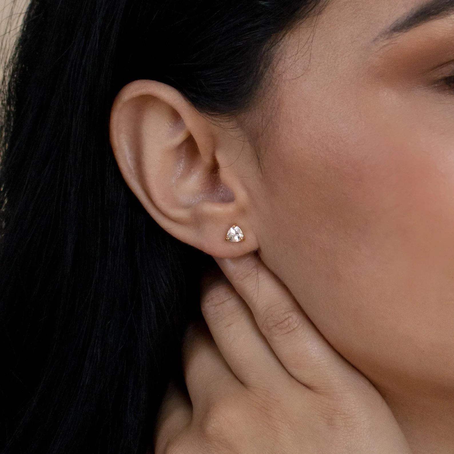 Miley Earrings - 0.5 ct Per Stone (1 ct Total)