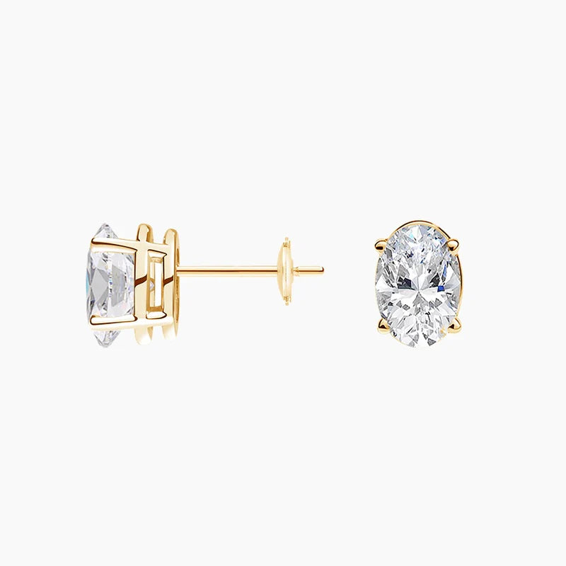 Meridian Earrings -1 ct Per Stone  (2 ct Total)