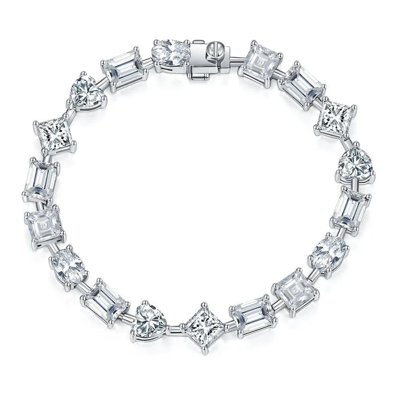 Multi-Shape Moissanite Bracelet (16 ct. tw.)