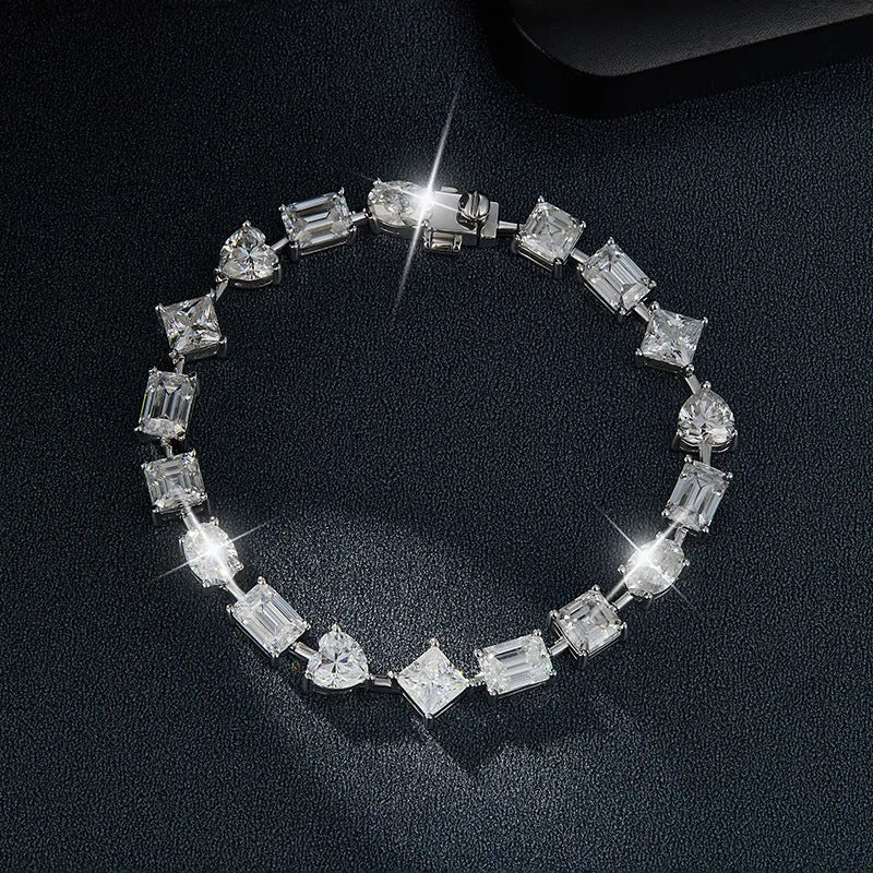 Multi-Shape Moissanite Bracelet (16 ct. tw.)