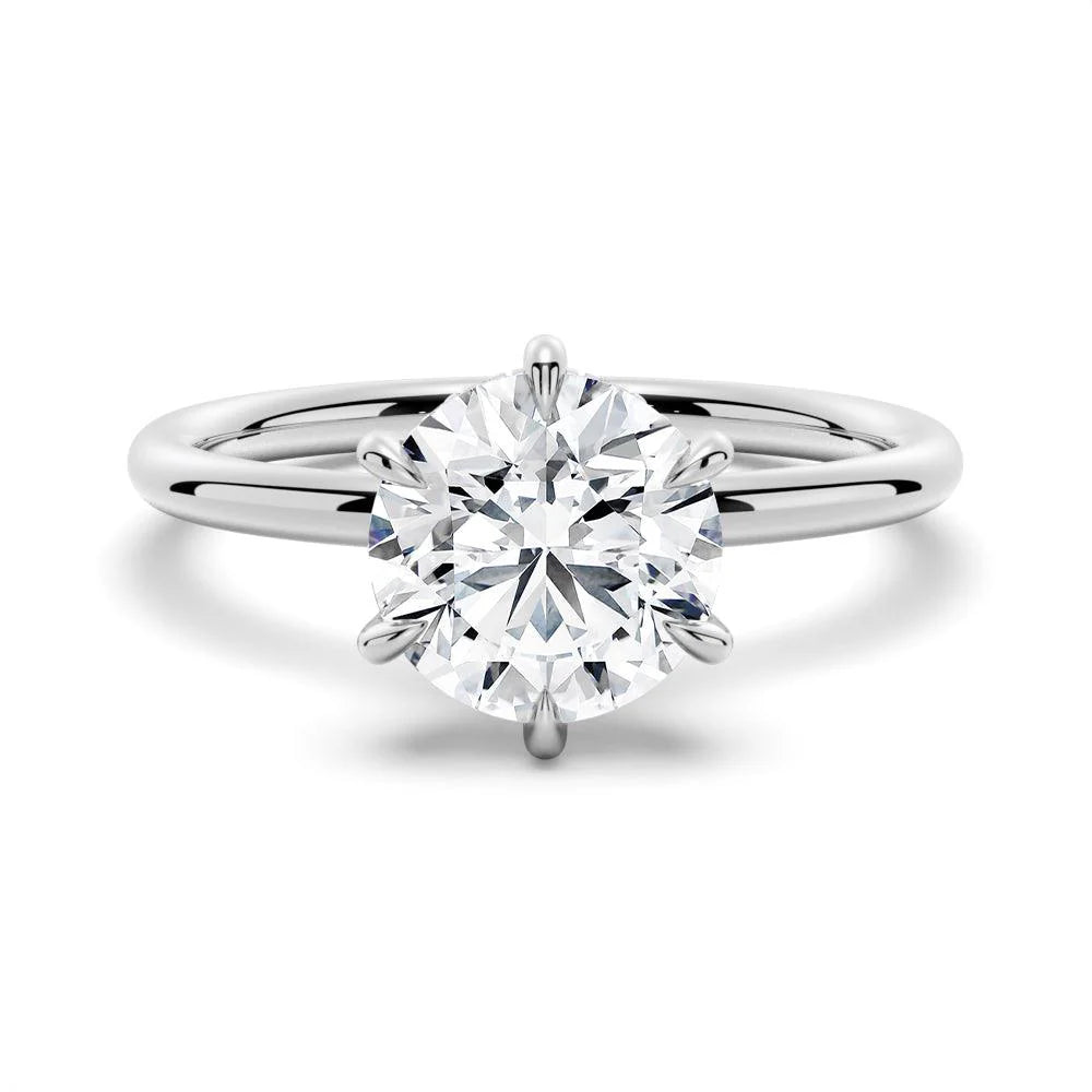 Selection Classic Six-Prong Moissanite Engagement Ring