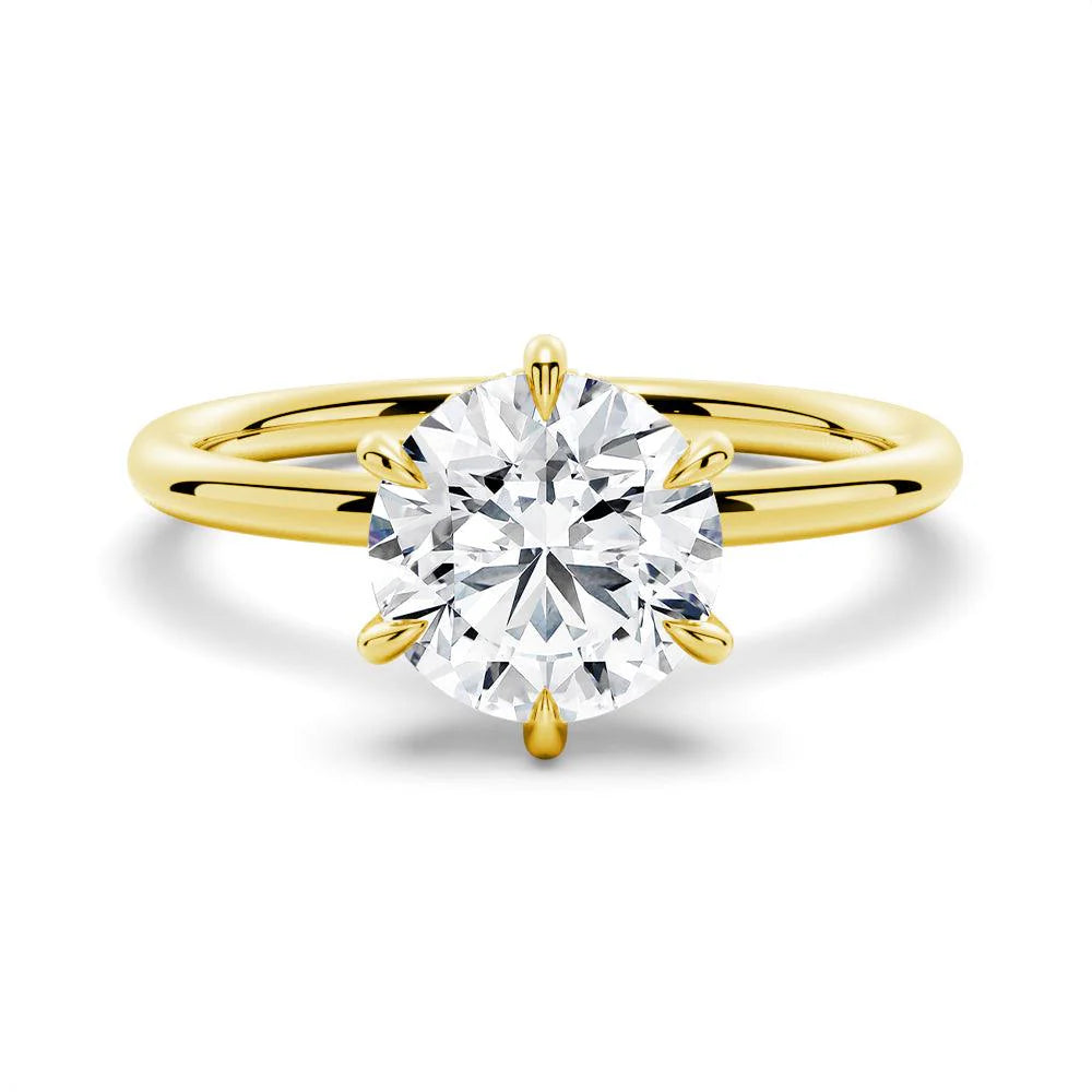 Selection Classic Six-Prong Moissanite Engagement Ring