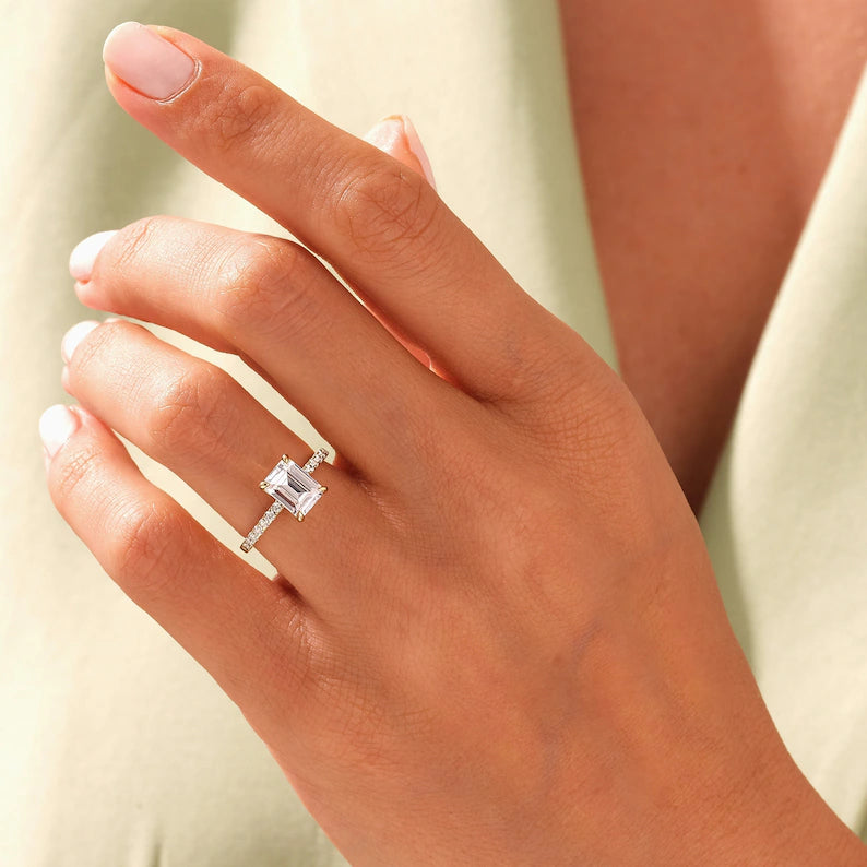 Emerald Cut Engagement Ring